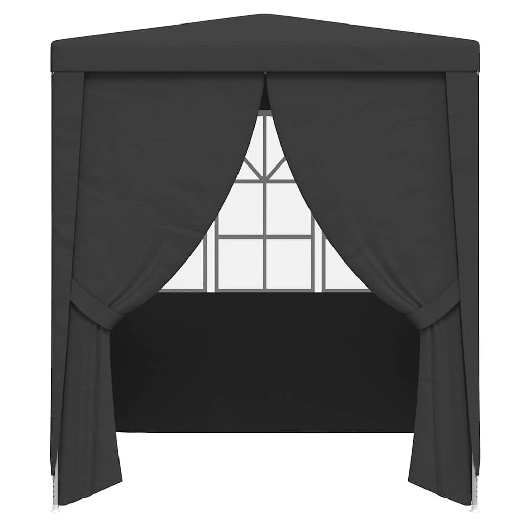 Vidaxl VidaXL Partytent Met Zijwanden Professioneel 90 G/m² 2x2 M Antraciet
