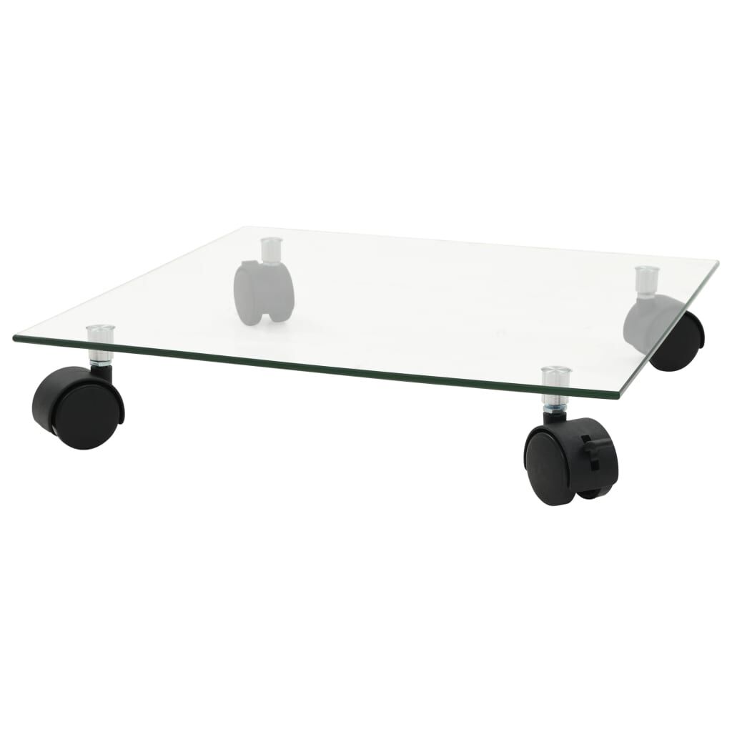 Vidaxl VidaXL Plantenrollers Vierkant 35x35 Cm Gehard Glas 2 St