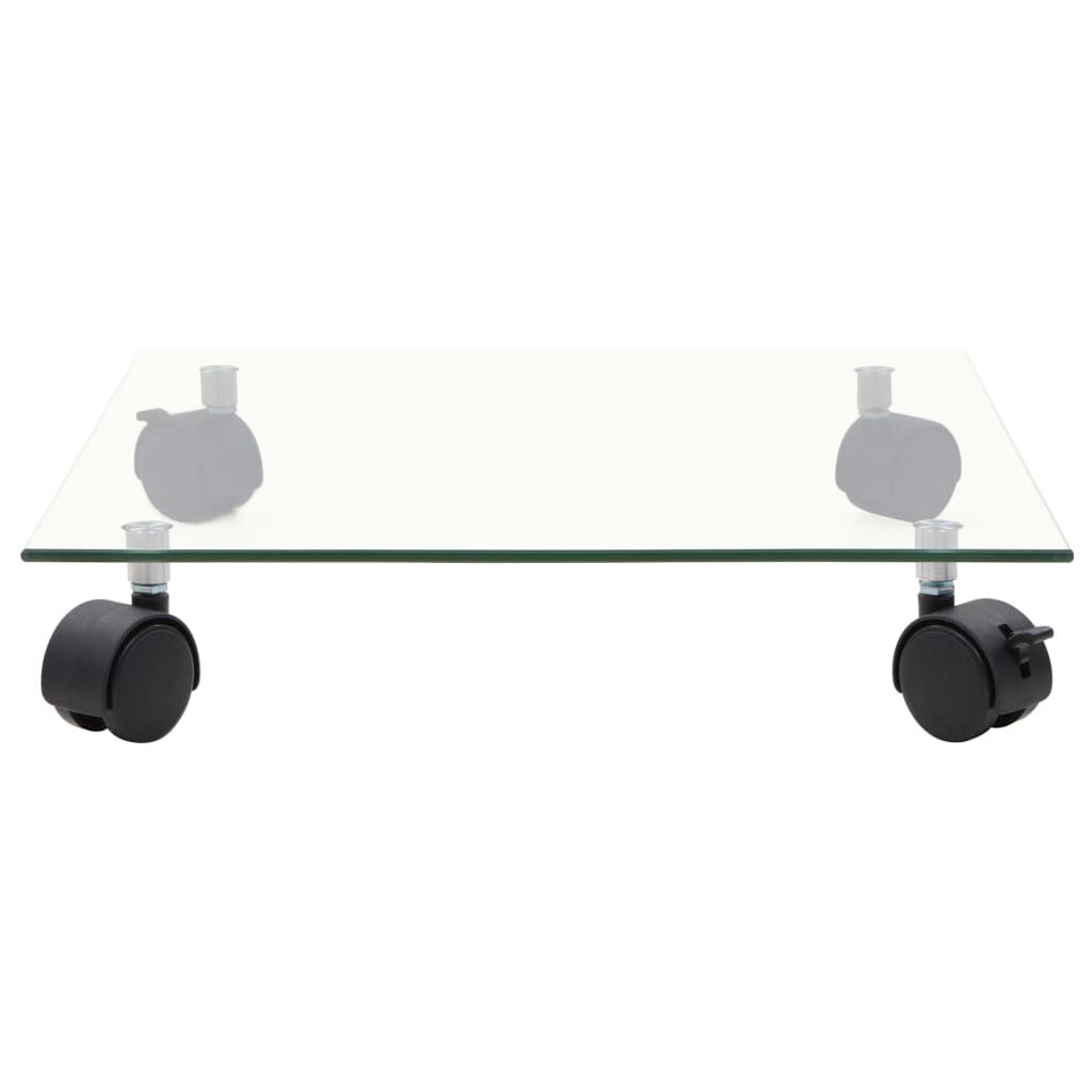 Vidaxl VidaXL Plantenrollers Vierkant 35x35 Cm Gehard Glas 2 St