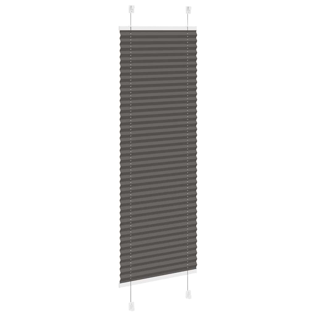 Vidaxl VidaXL Plissé Rolgordijn 40x100 Cm Stofbreedte 39 4 Cm Polyester Zwart