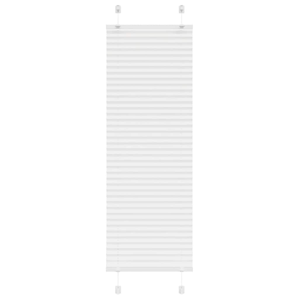vidaxl vidaXL Plissé rolgordijn 40x100 cm stofbreedte 39 4 cm polyester wit