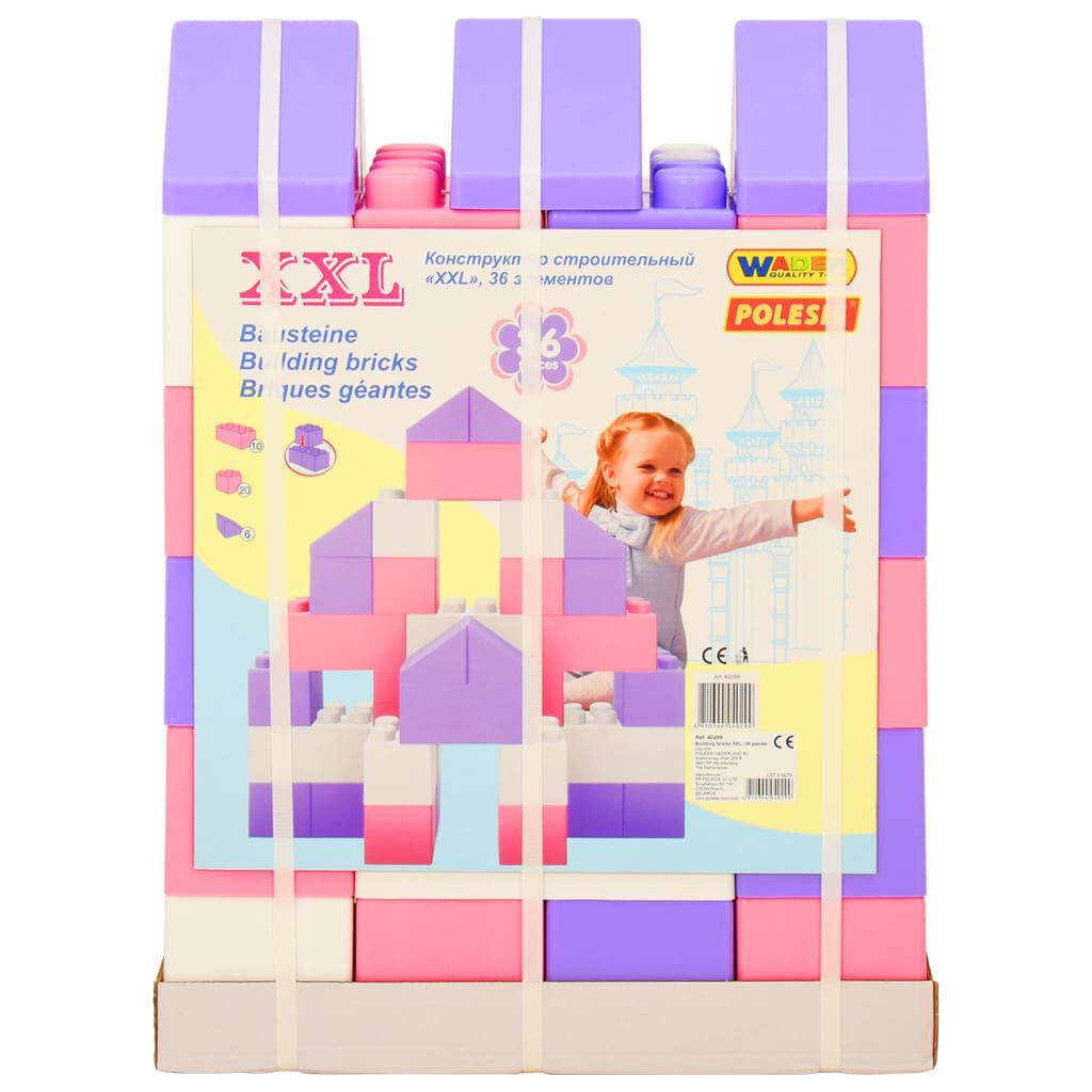 Vidaxl Polesie Wader Speelgoedblokken XXL 36 St