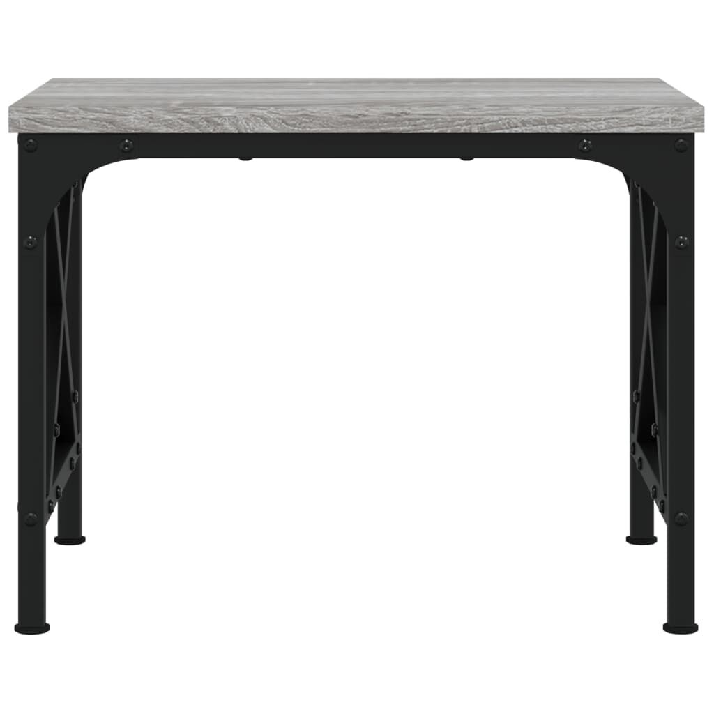 Vidaxl VidaXL Printerstandaard 40x30x31 Cm Bewerkt Hout Grijs Sonoma Eiken