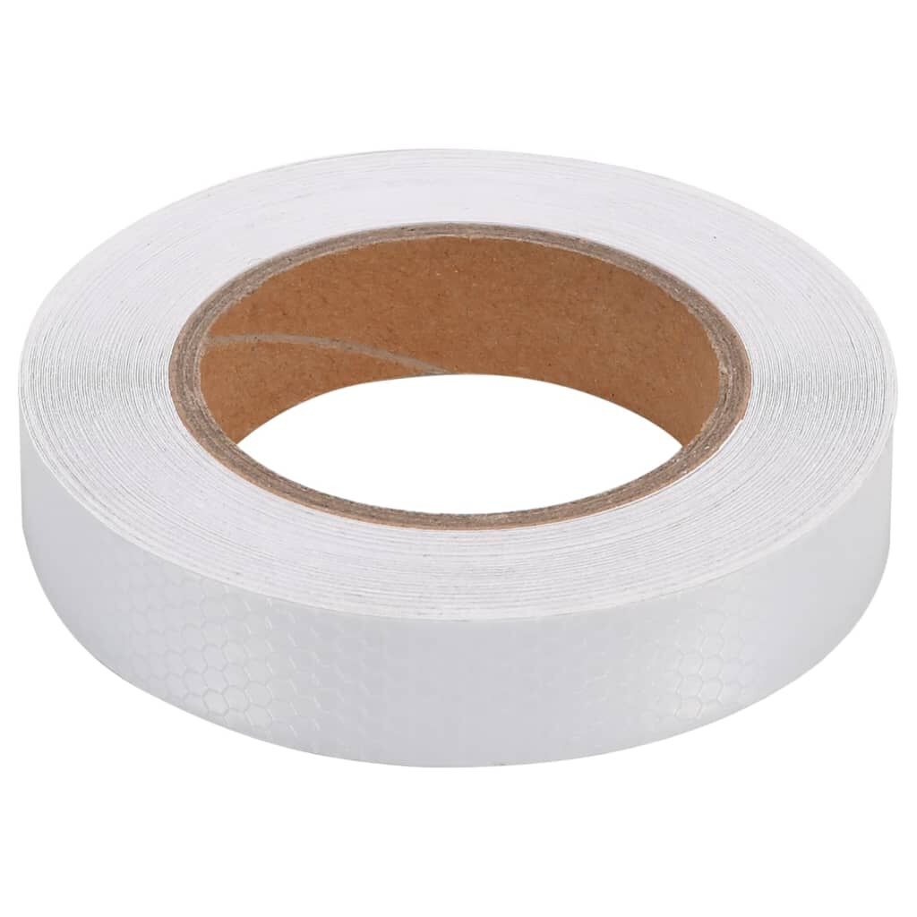 Vidaxl VidaXL Reflecterende Tape 2 5 Cm X 20 M PVC Wit