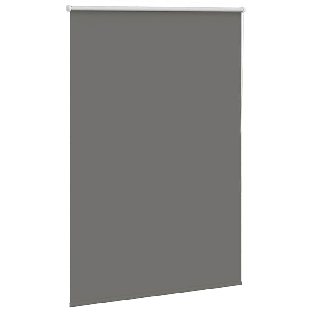 Vidaxl VidaXL Rolgordijn Verduisterend 105x130 Cm Stofbreedte 100 7 Cm Grijs