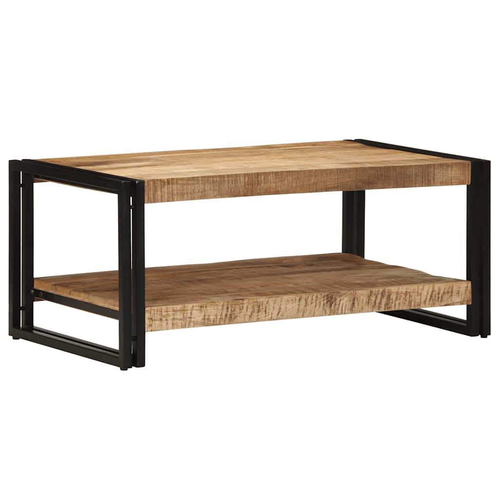 Vidaxl VidaXL Salontafel 90x50x38 Cm Massief Ruw Mangohout