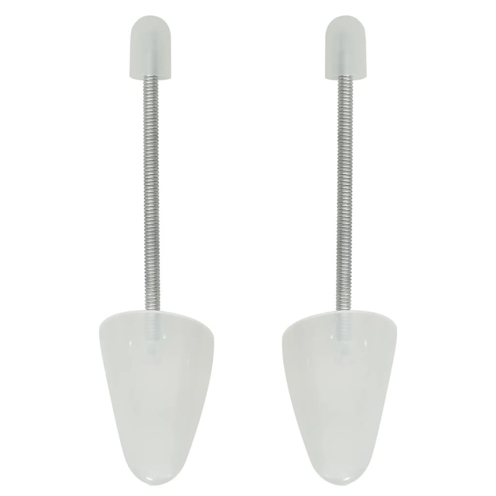 Vidaxl VidaXL Schoenspanners 5 Paar EU 35-38 Kunststof Wit