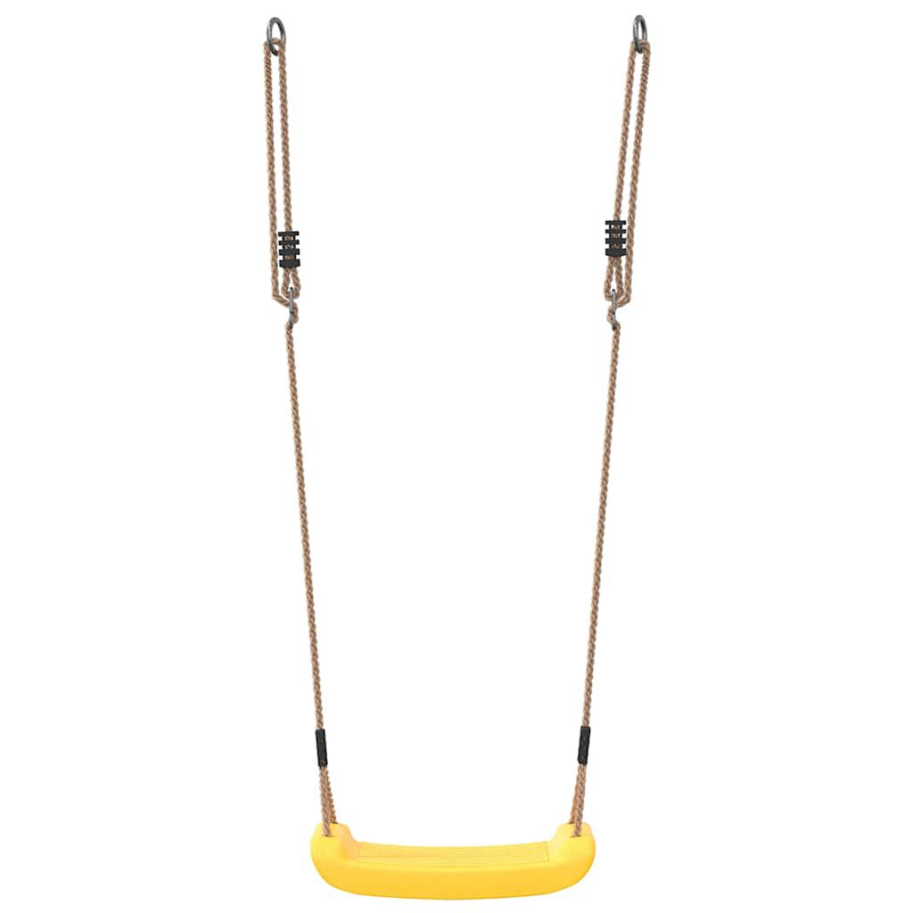 Vidaxl VidaXL Schommelzitje Voor Kinderen 1-persoons Verstelbaar Touw Geel