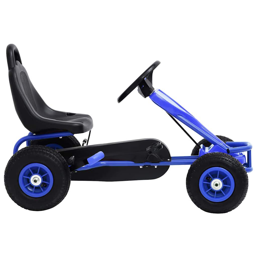 Vidaxl VidaXL Skelter Met Pedalen En Pneumatische Banden Blauw