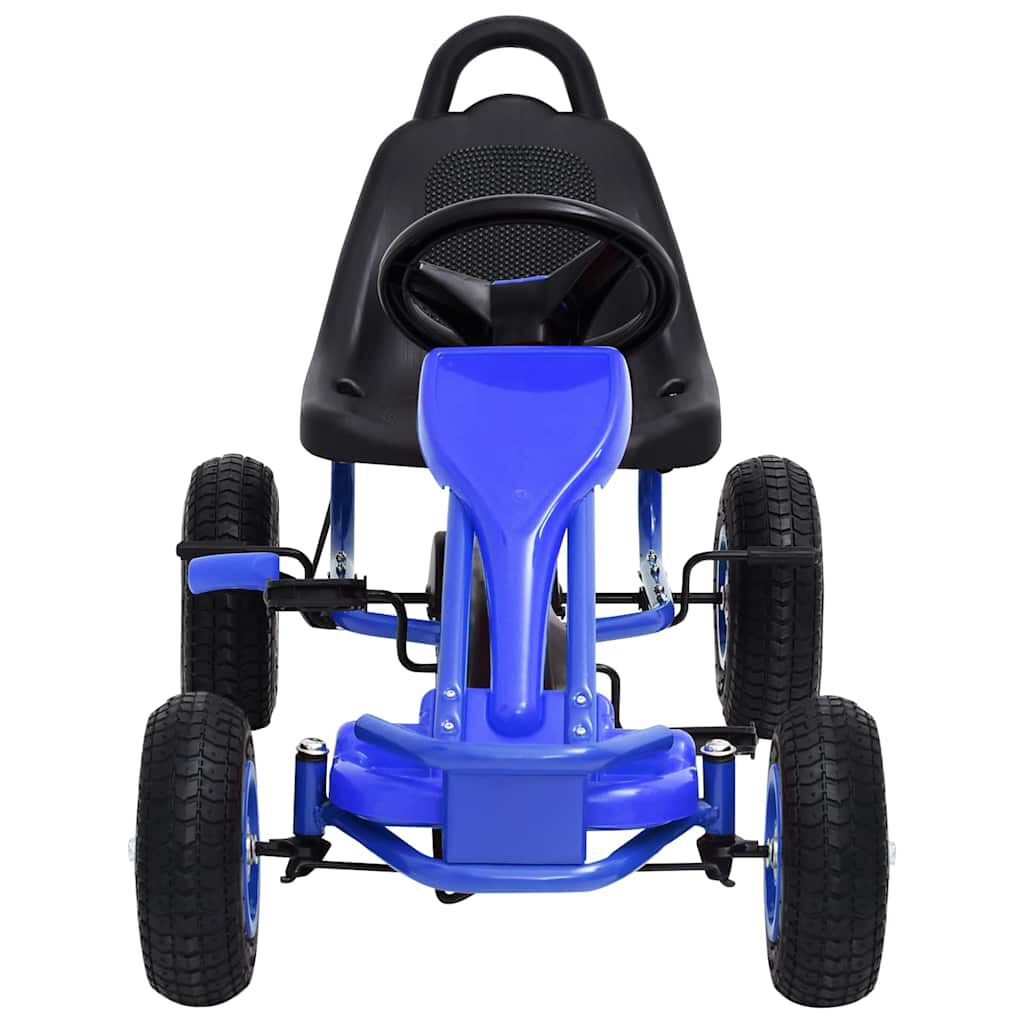 Vidaxl VidaXL Skelter Met Pedalen En Pneumatische Banden Blauw