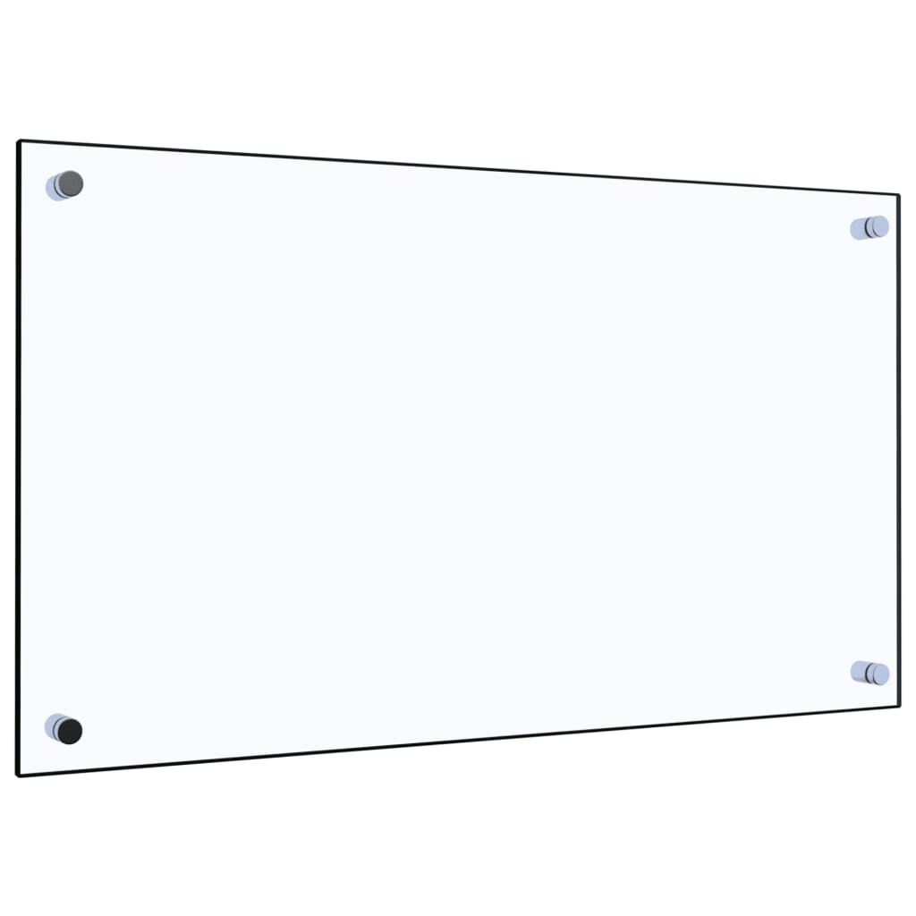 vidaxl vidaXL Spatscherm keuken 70x40 cm gehard glas transparant