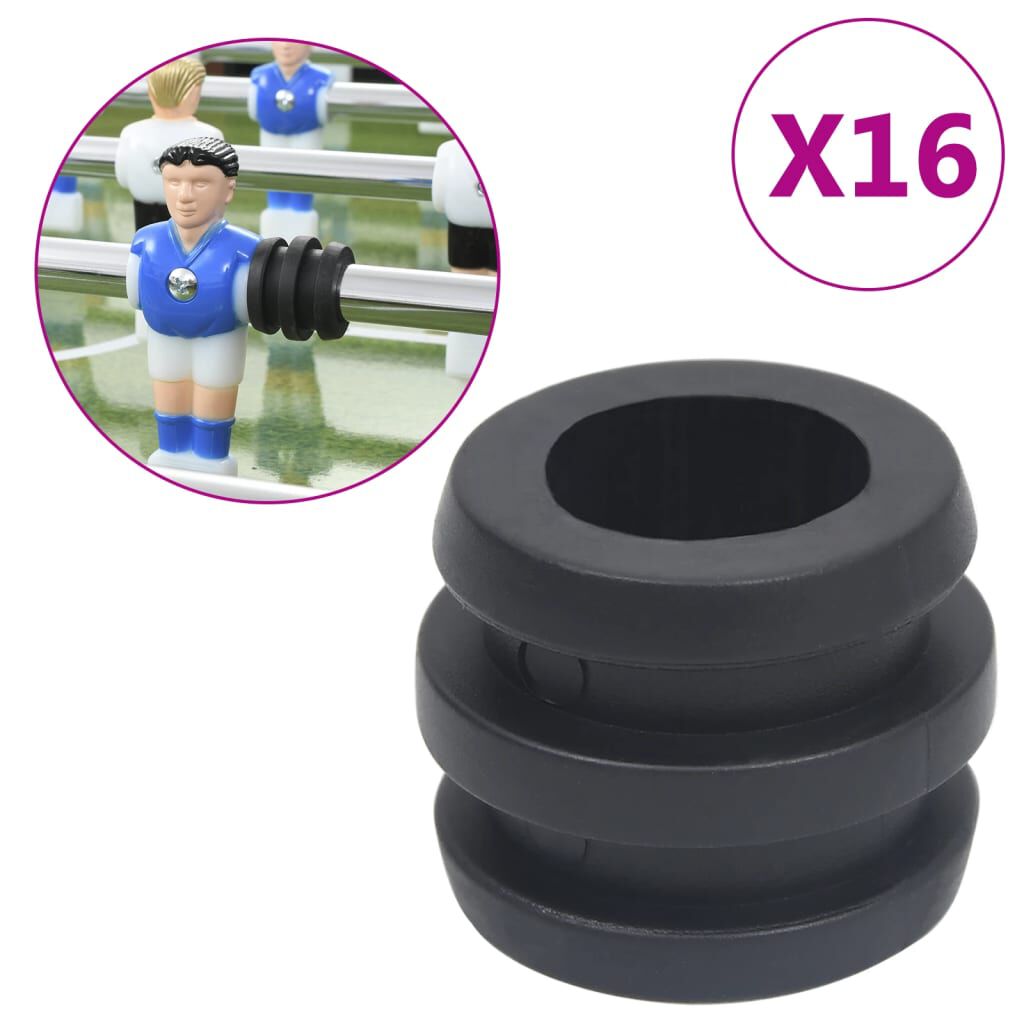 vidaxl vidaXL Stangstopper tafelvoetbal 16 st 15 9/16 mm