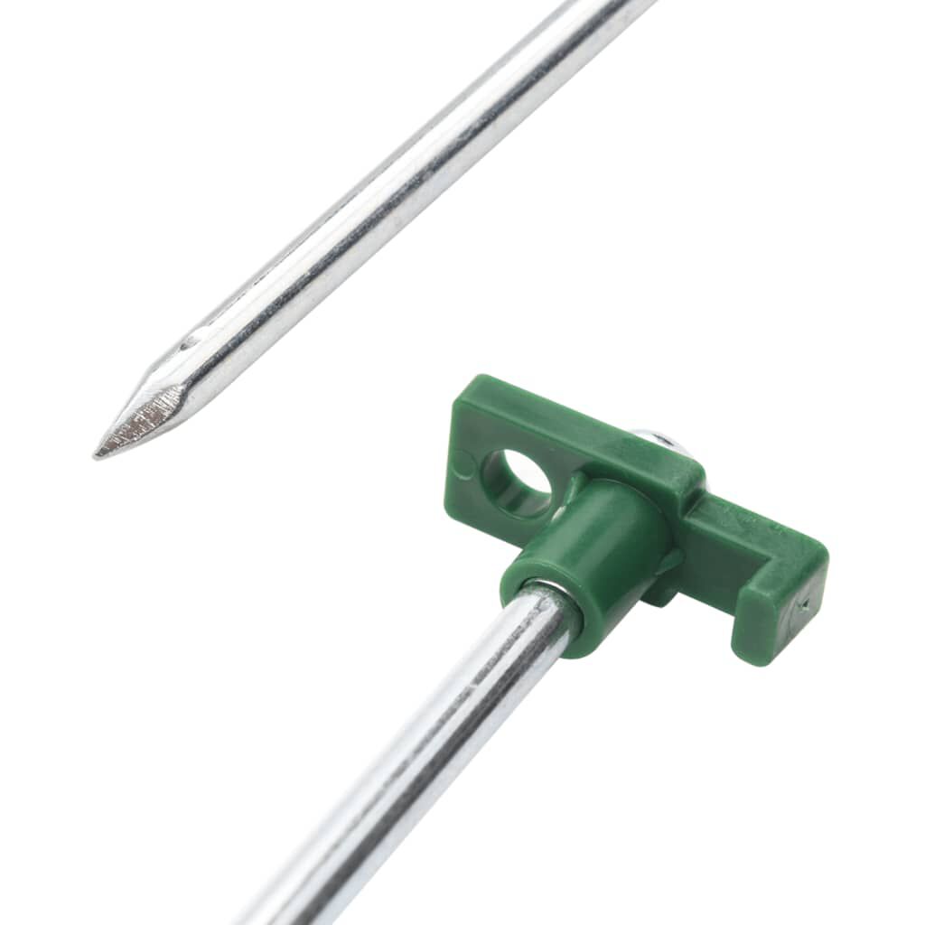 Vidaxl VidaXL Tentharingen 12 St 7 Mm 25 Cm Gegalvaniseerd Staal Polypropeen