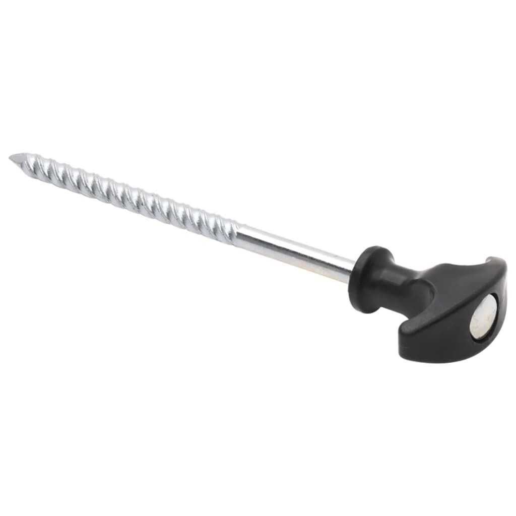 Vidaxl VidaXL Tentharingen 12 St Ø7 Mm 17 Cm Gegalvaniseerd Staal
