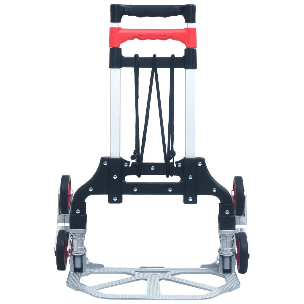 Vidaxl VidaXL Traptrolley Inklapbaar 70 Kg Aluminium Zilverkleurig