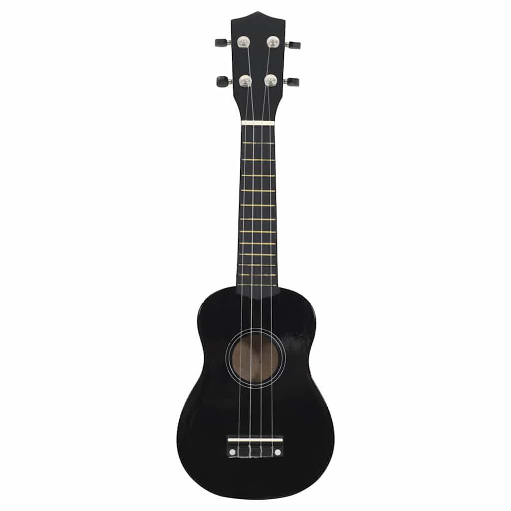 Vidaxl VidaXL Ukuleleset Met Tas Voor Kinderen Sopraan 21'' Zwart