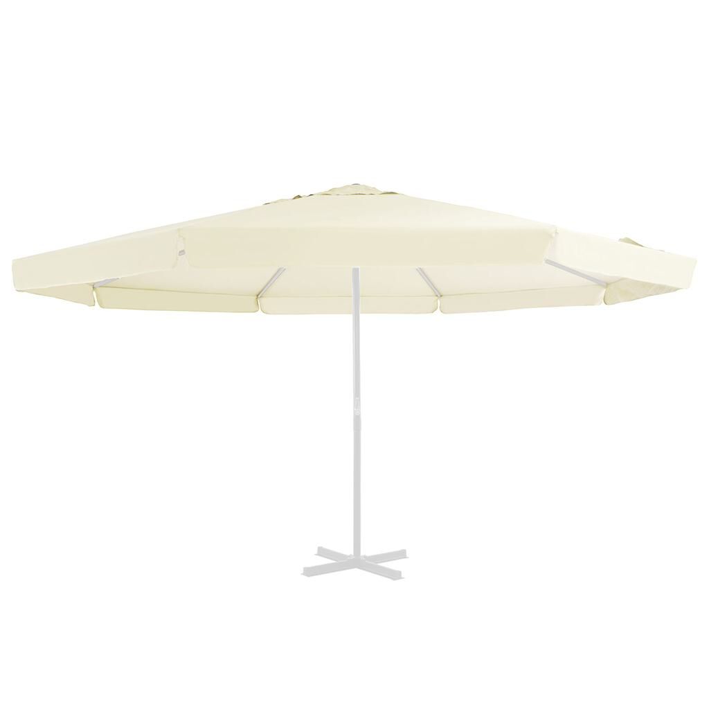 vidaxl vidaXL Vervangingsdoek voor parasol 500 cm zandkleurig