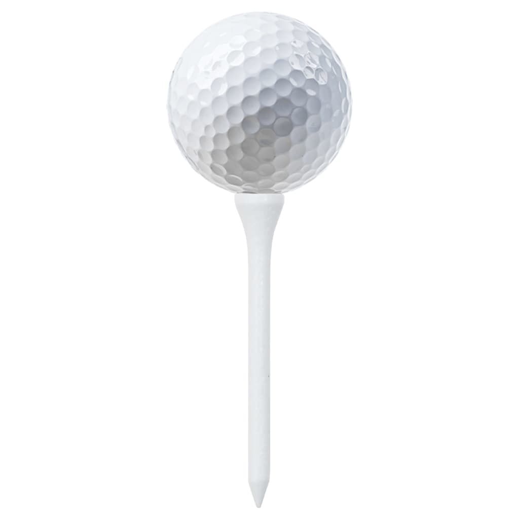 Vidaxl VidaXL 1000 St Golftees 54 Mm Bamboe Wit