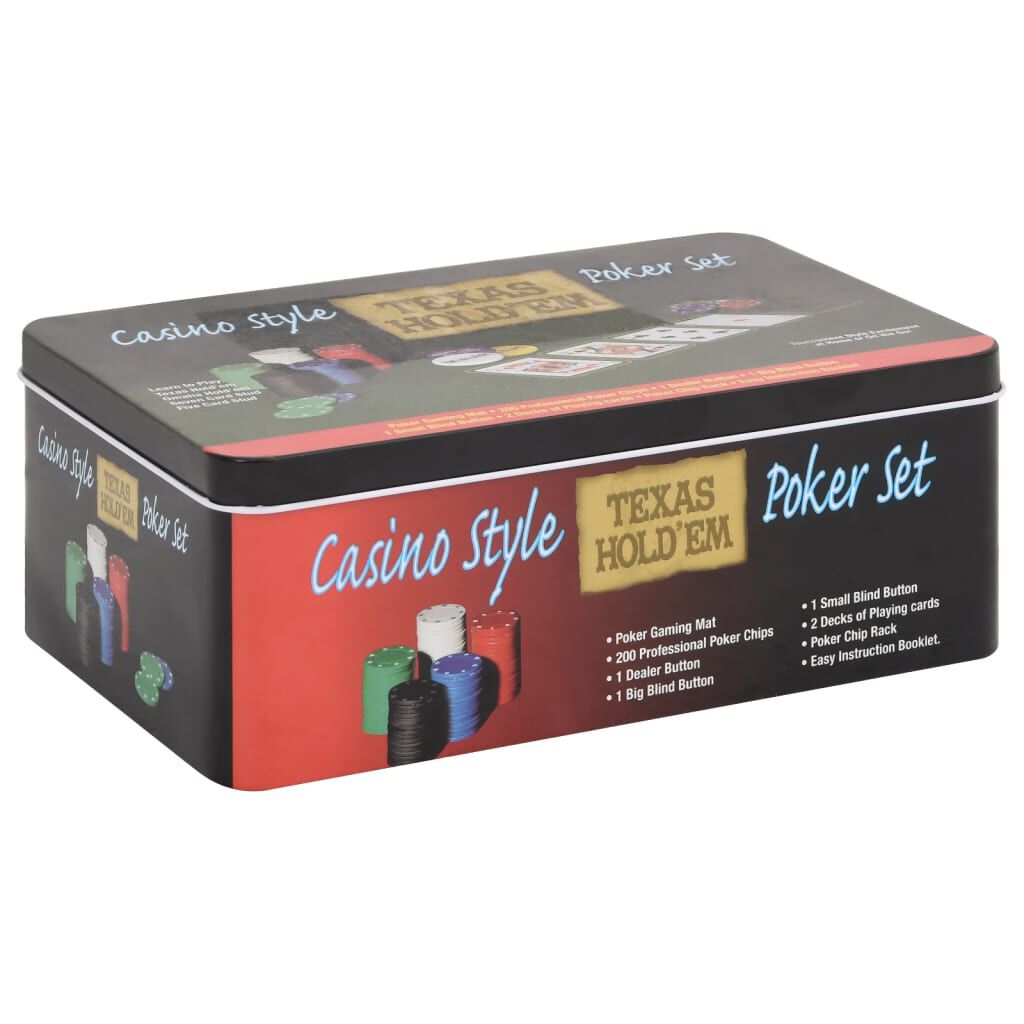 Vidaxl VidaXL 200-delige Pokerset 4 G