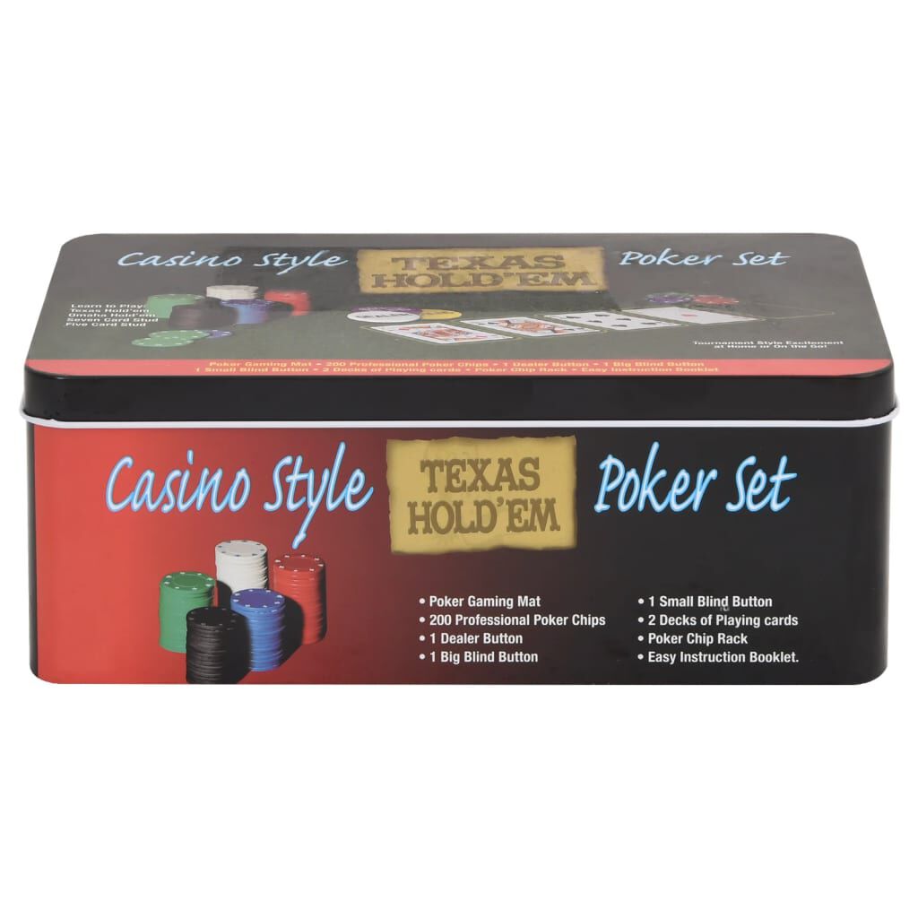 Vidaxl VidaXL 200-delige Pokerset 4 G