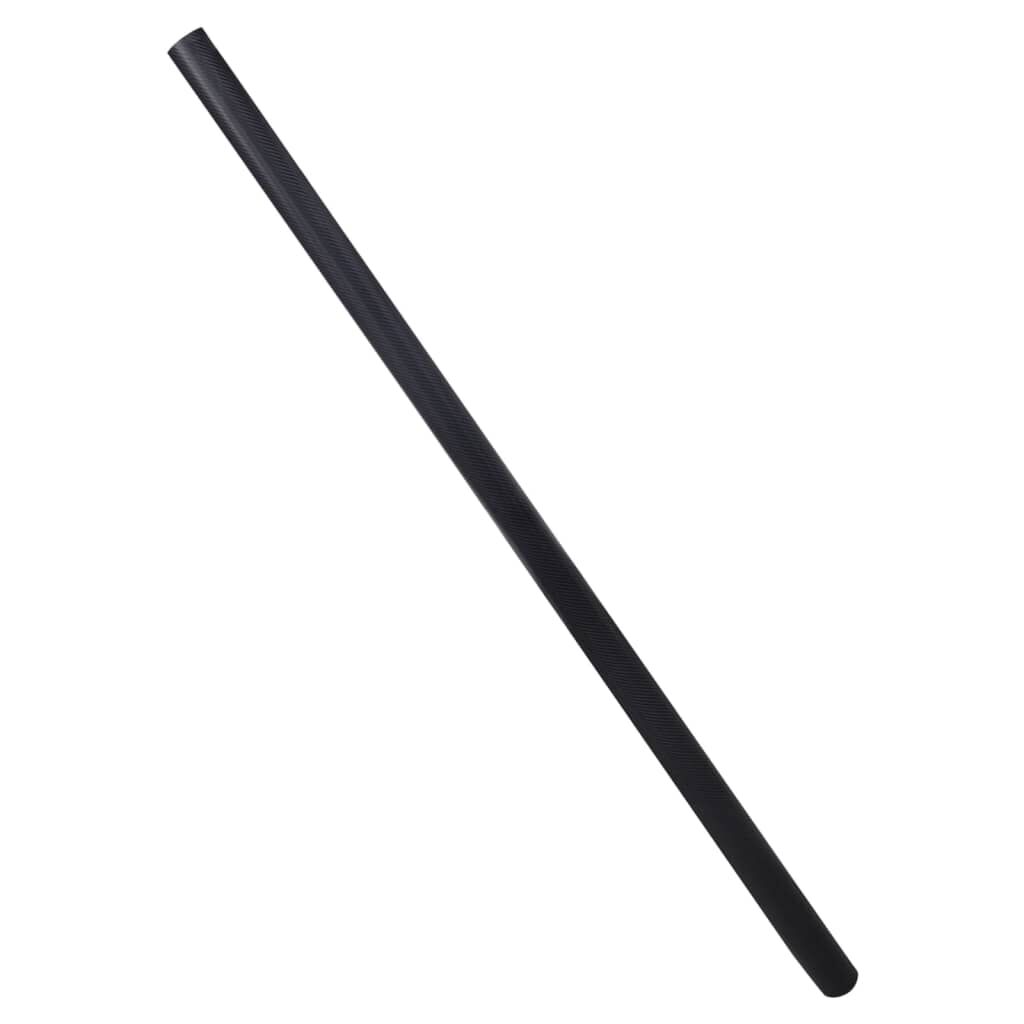 vidaxl vidaXL Autofolie 4D 100x150 cm zwart