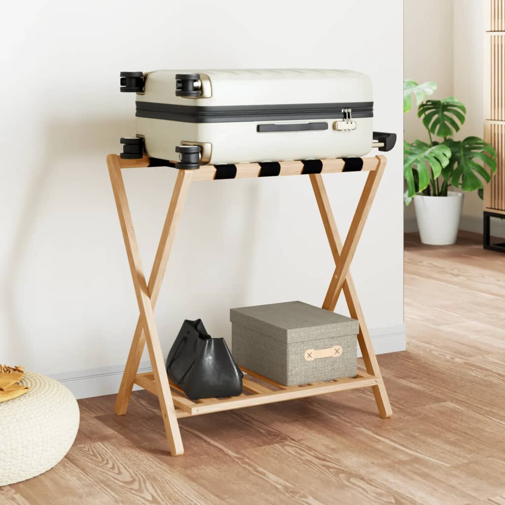 Vidaxl VidaXL Bagagerek 68x38x58 Cm Bamboe