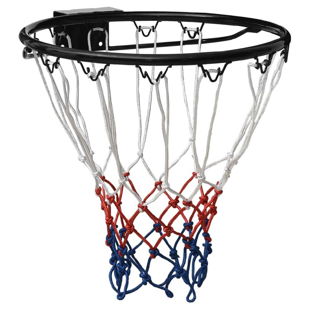 vidaxl vidaXL Basketbalring 39 cm staal zwart