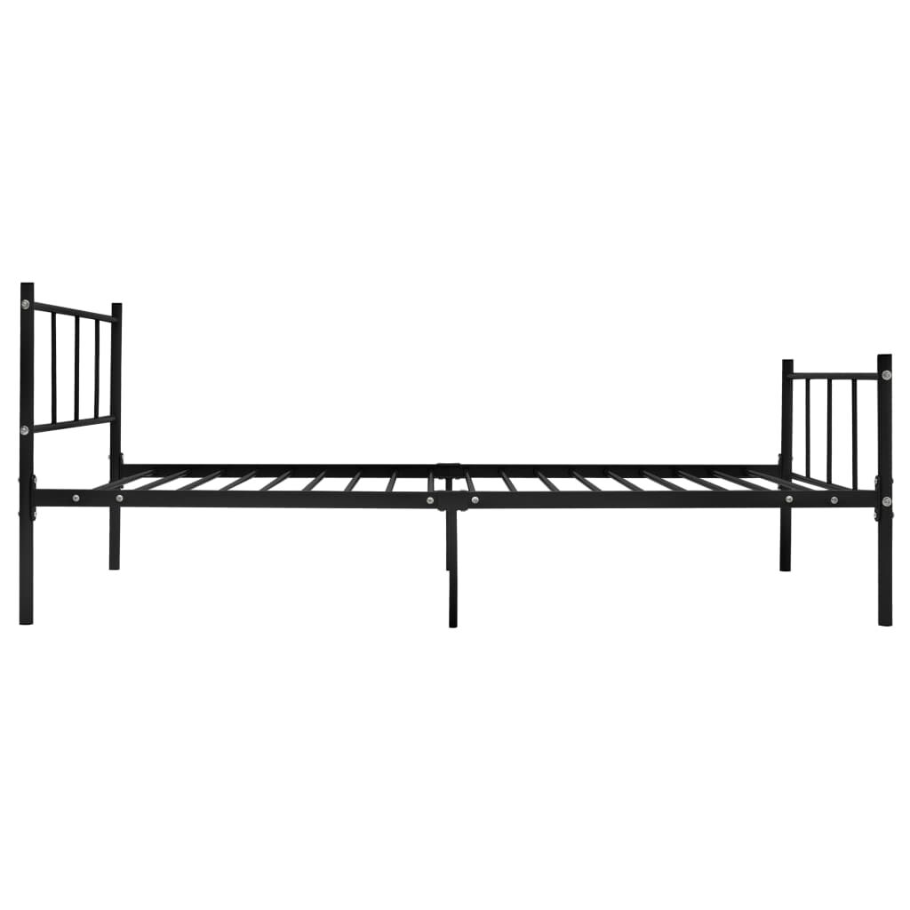 Vidaxl VidaXL Bedframe Metaal Zwart 90x200 Cm