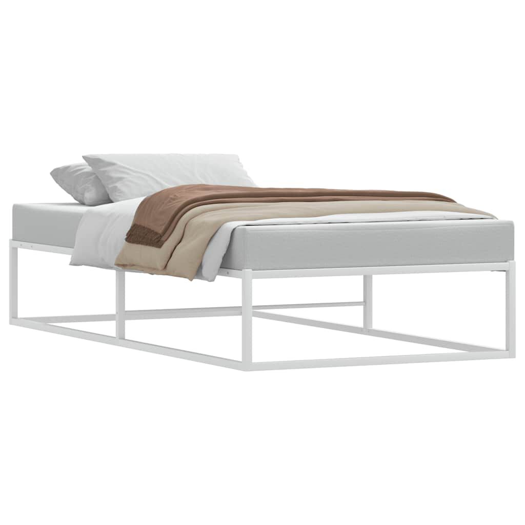 Vidaxl VidaXL Bedframe Zonder Matras 90x200 Cm Wit