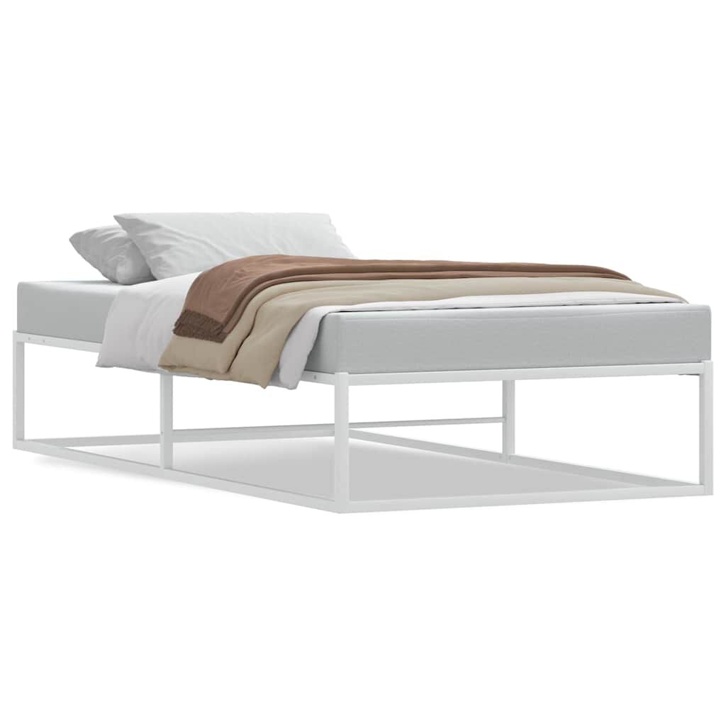 vidaxl vidaXL Bedframe zonder matras 90x200 cm wit