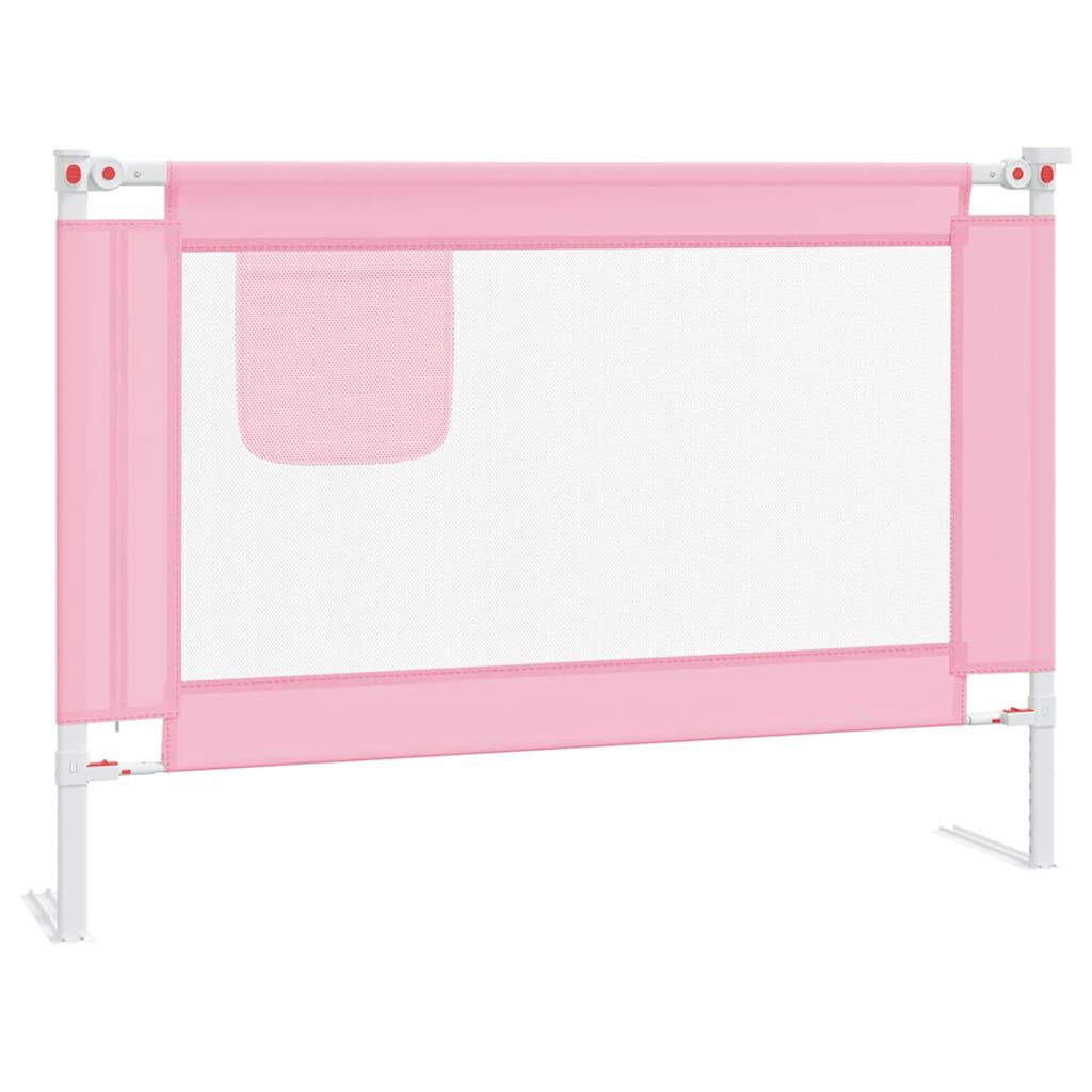 vidaxl vidaXL Bedhekje peuter 90x25 cm stof roze