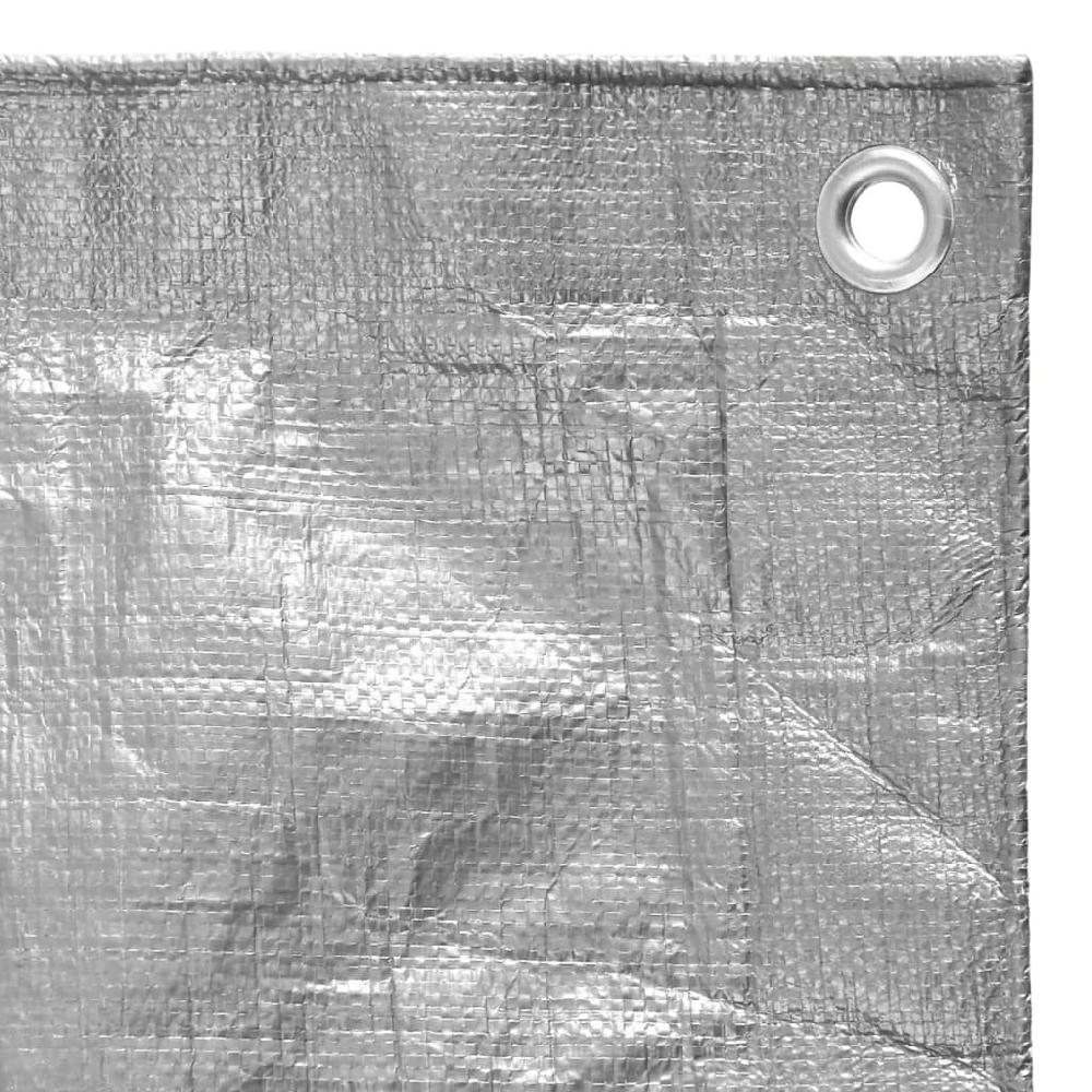 Vidaxl VidaXL Dekzeil 180 G/m² 2x3 M HDPE Grijs