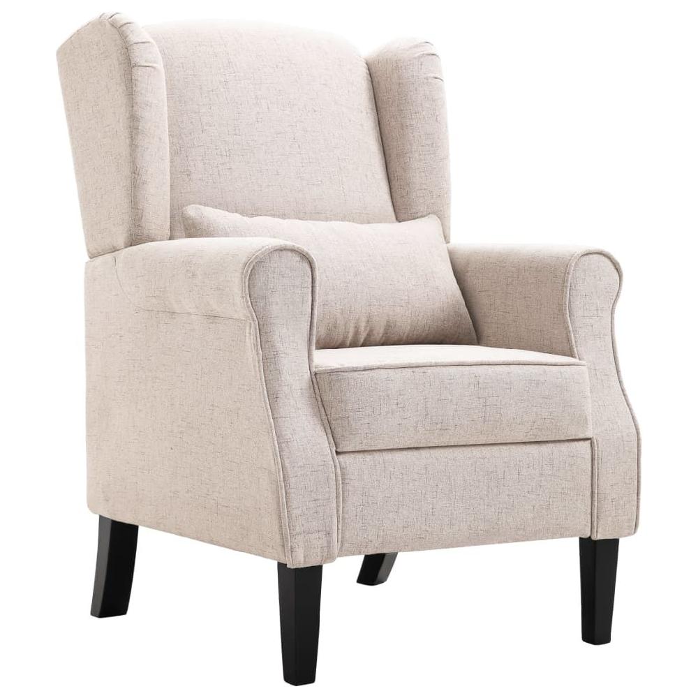 vidaxl vidaXL Fauteuil stof beige