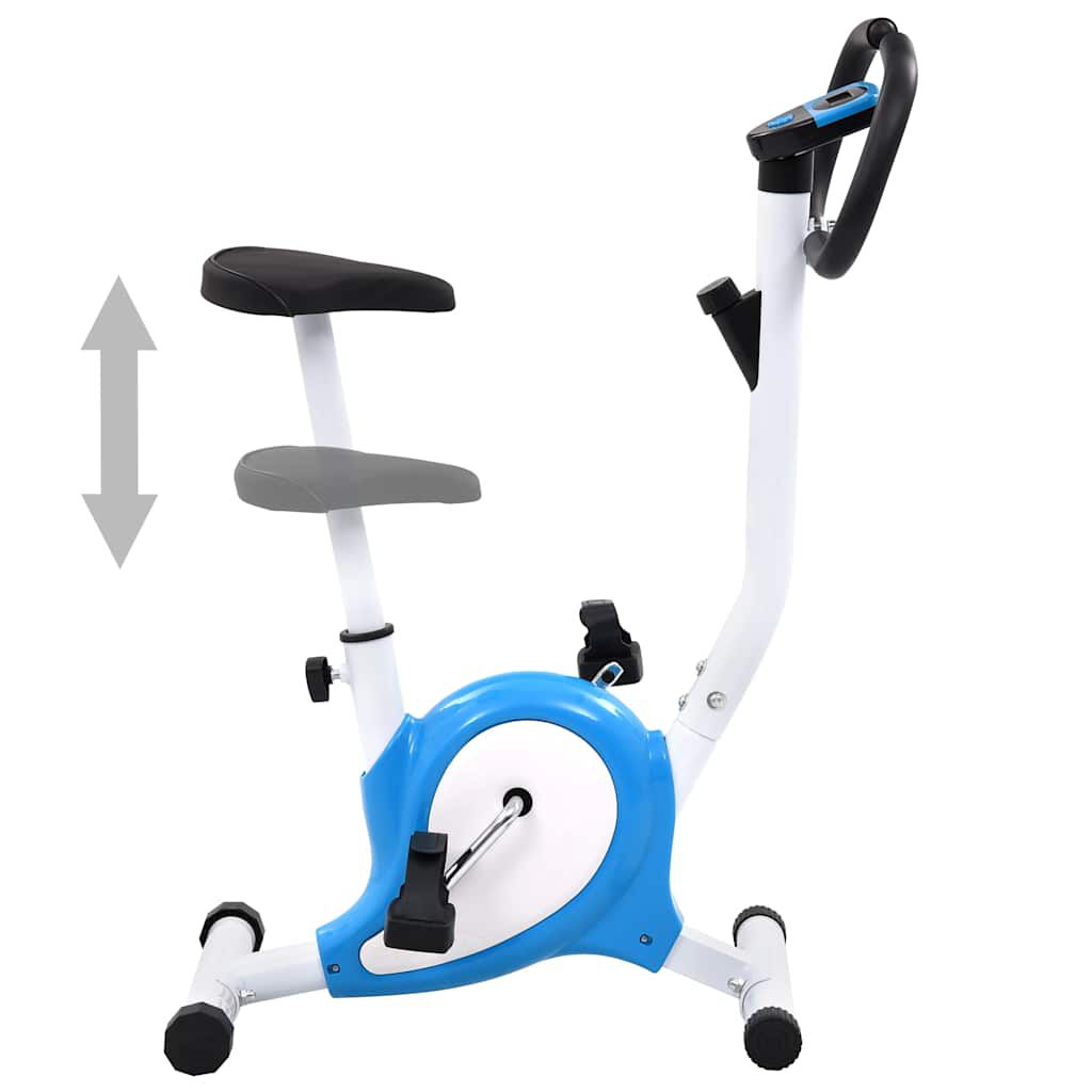 Vidaxl VidaXL Hometrainer Met Bandweerstand Blauw