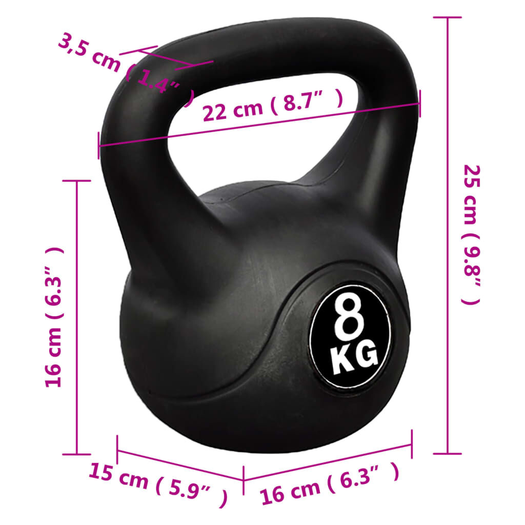 Vidaxl VidaXL Kettlebell 8 Kg