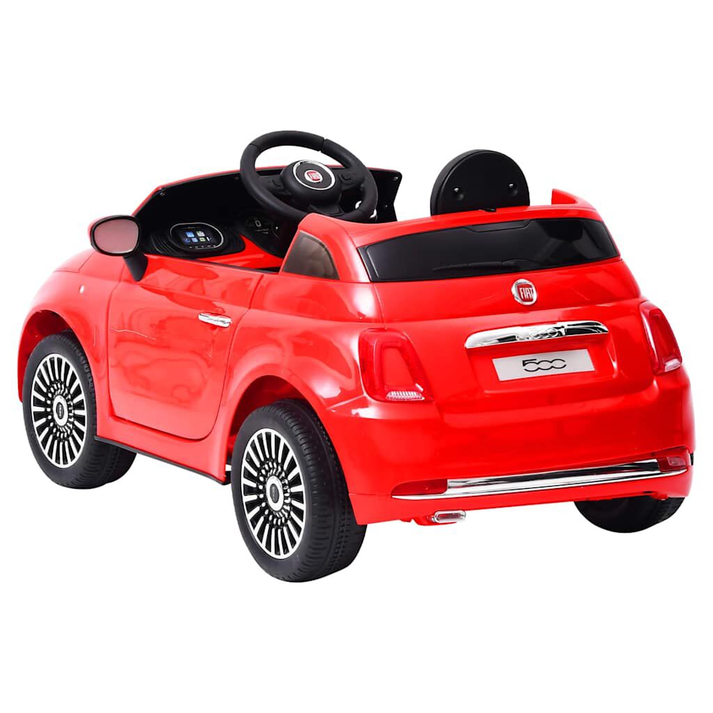 Vidaxl VidaXL Kinderauto Fiat 500 Elektrisch Rood
