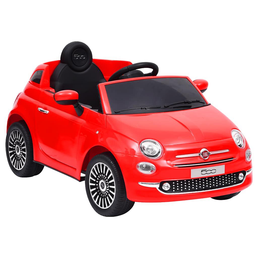 vidaxl vidaXL Kinderauto Fiat 500 elektrisch rood