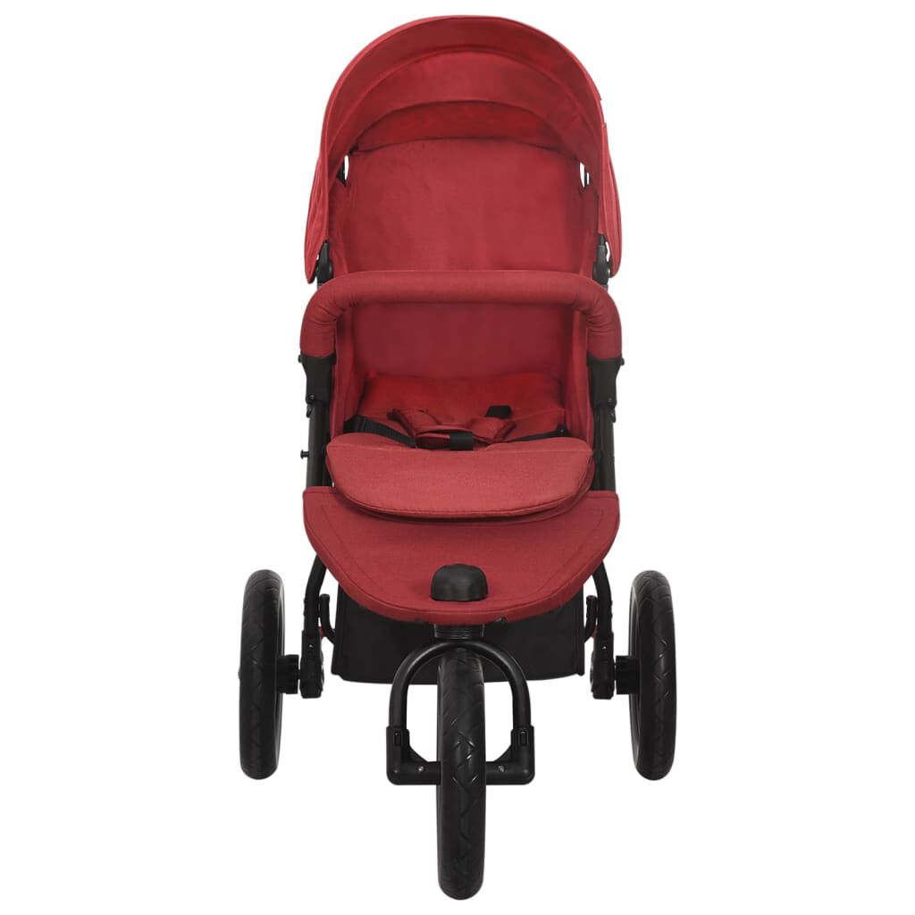 Vidaxl VidaXL Kinderwagen Staal Rood