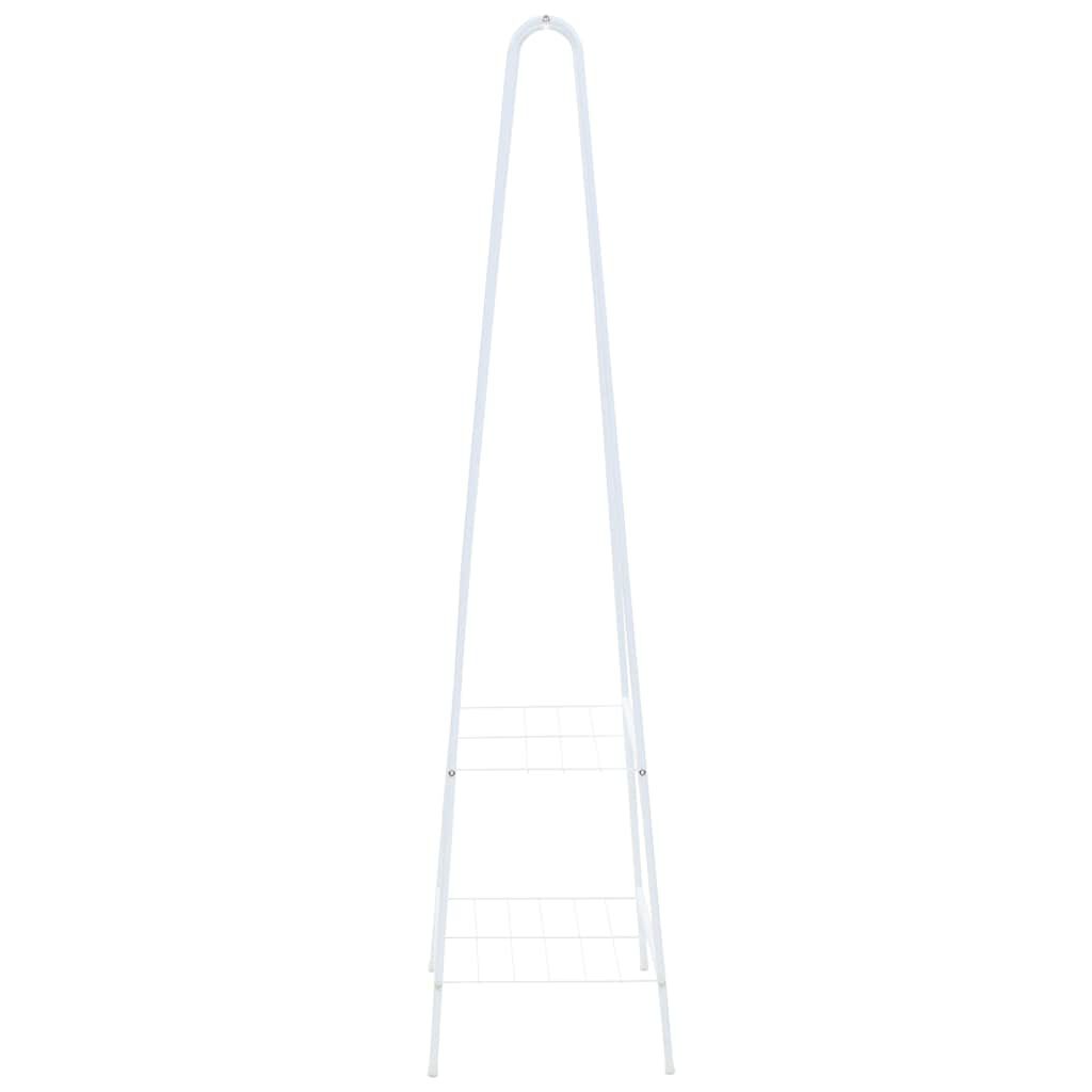Vidaxl VidaXL Kledingrek 59x35x150 Cm Wit