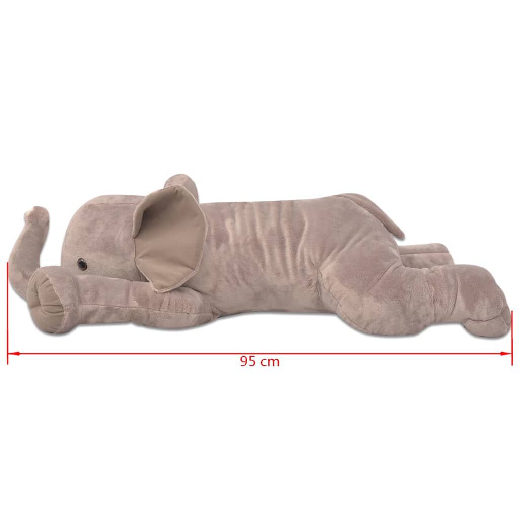 Vidaxl VidaXL Knuffelbeest Olifant XXL 95 Cm