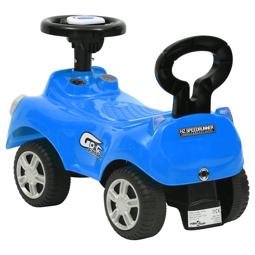 Vidaxl VidaXL Loopauto Blauw