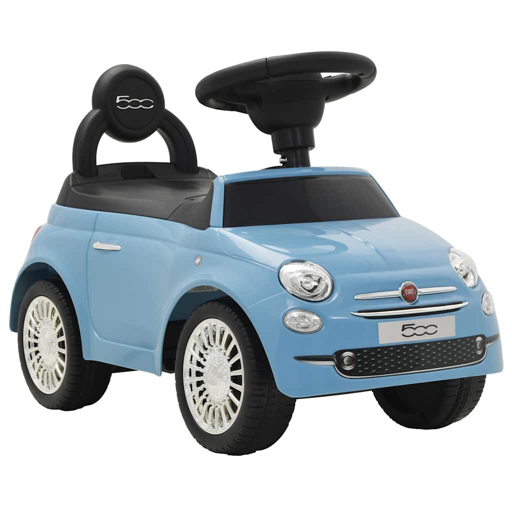 vidaxl vidaXL Loopauto Fiat 500 blauw