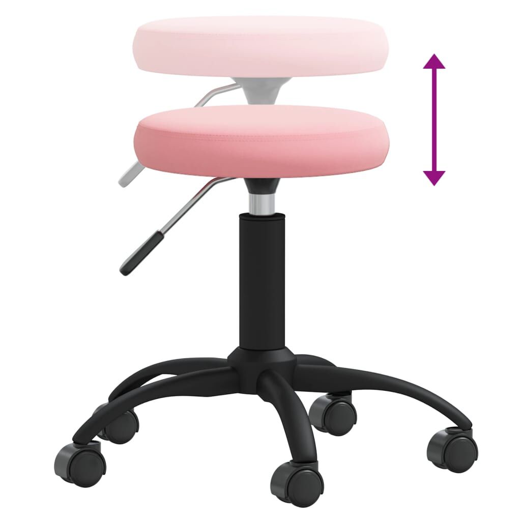 Vidaxl VidaXL Massagekruk Fluweel Roze