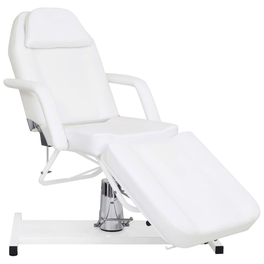 vidaxl vidaXL Massagetafel 180x62x(87-112) cm wit