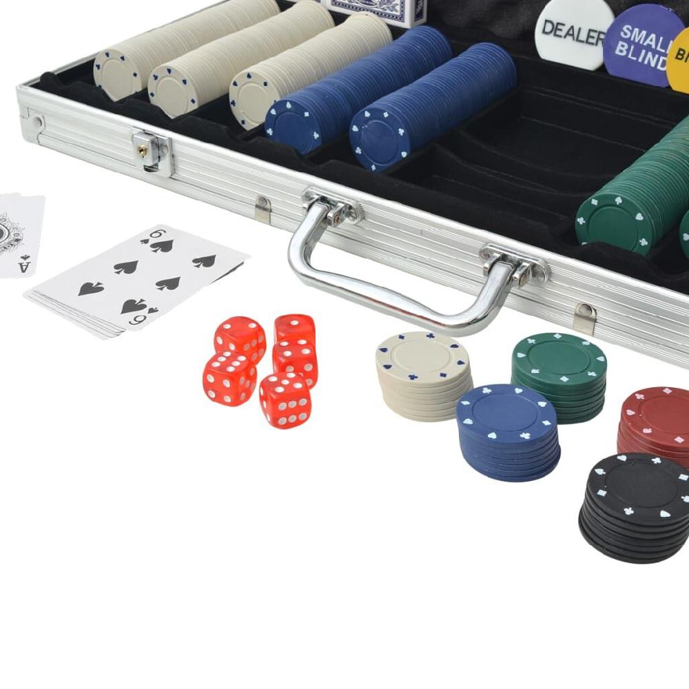 Vidaxl VidaXL Pokerset Met 500 Chips Aluminium