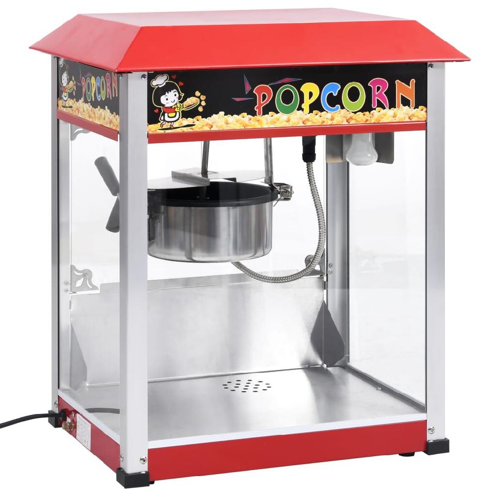 vidaxl vidaXL Popcornmaker met teflonpan 1400 W