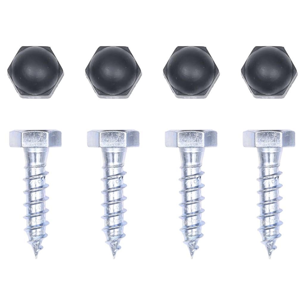 Vidaxl VidaXL Rekstok 125 Cm Staal Rood