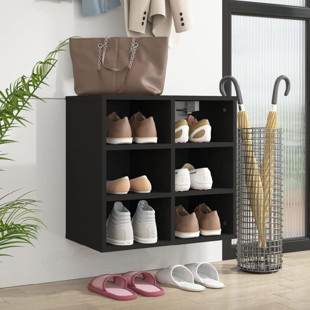 Vidaxl VidaXL Schoenenkast 52 5x30x50 Cm Zwart