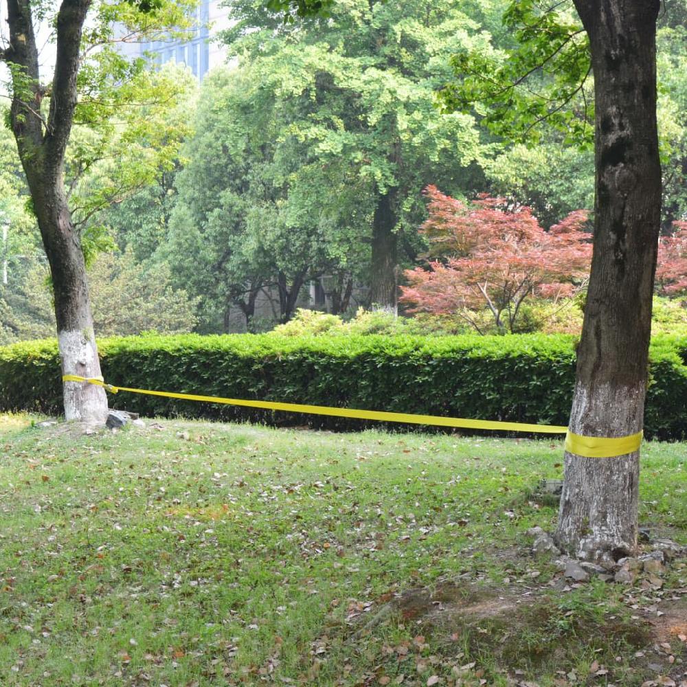 Vidaxl VidaXL Slackline 15 M X 50 Mm 150 Kg Geel