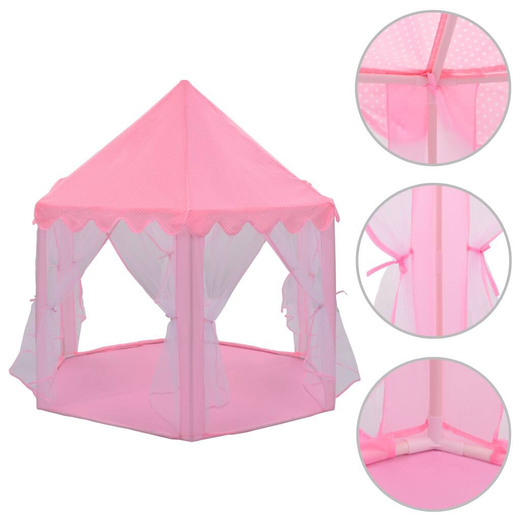 vidaxl vidaXL Speeltent prinses roze